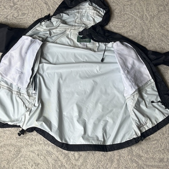 Womans LL Bean Trail Jacket Black Small - Picture 6 of 7